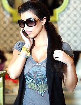 Kim Kardashian shopping big