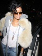 Rihanna public