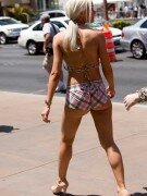 Holly Madison shows ass